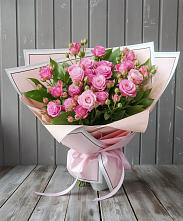 Букет Розовый кустик в Александровке Оренбургской области