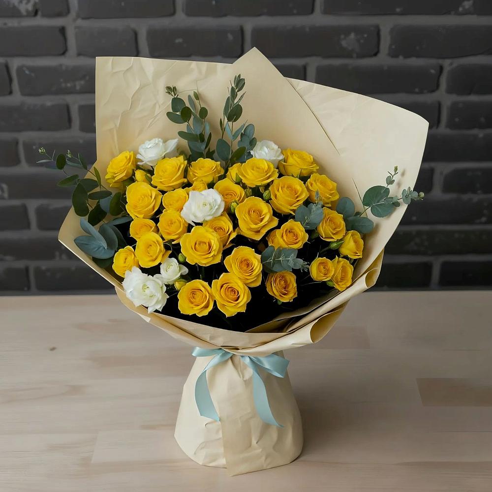 Букет цветов из: Розы в Александровке Оренбургской области