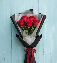 Букет в ритме города в Александровке Оренбургской области Букет цветов из: Розы в Александровке Оренбургской области
