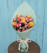 Букет Отличное настроение в Александровке Оренбургской области Букет цветов из: Розы в Александровке Оренбургской области