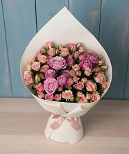 Букет Нежная розовость в Александровке Оренбургской области Букет цветов из: Розы в Александровке Оренбургской области